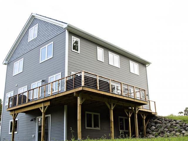 With a compact, energy-efficient design and insulated concrete form (ICF) continuous thermal blanket walls, the four-story home provides its homeowners with quiet comfort and close to $4,000 a year in energy savings.