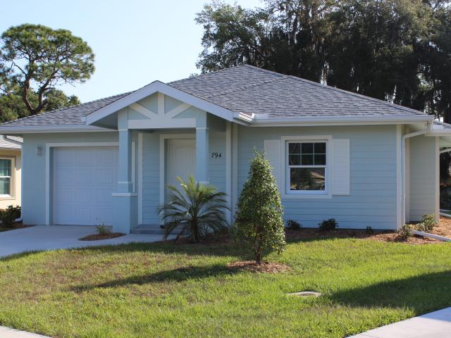 Habitat for Humanity South Sarasota County built this 1,290-square-foot home in Nokomis, Florida, to the performance criteria of the U.S. Department of Energy Zero Energy Ready Home (ZERH) program.