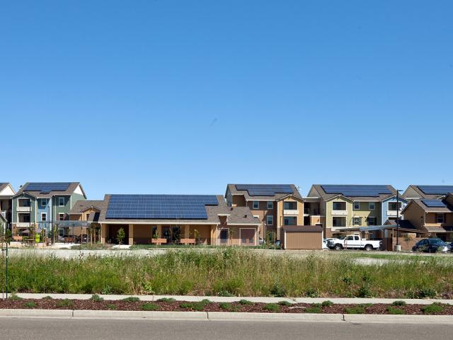 In addition to DOE Zero Energy Ready Home, the high-efficiency construction meets the requirements of the LEED for Homes Platinum, Build It Green, and Enterprise Green Communities programs.