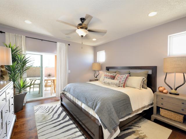 While ceiling fans and open windows may provide enough cooling during Santa Fe's shoulder seasons, ultra-efficient mini-split heat pumps (16.5 SEER, 9.5 HSP) are ducted to provide warm and cool air to every room in the house during the winter and summer months.