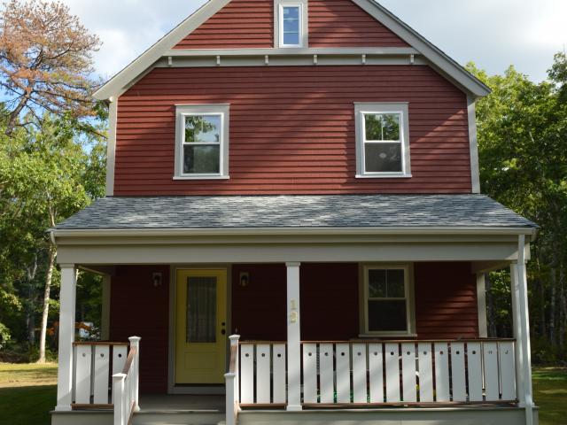 The first affordable home built by custom home builder Caldwell and Johnson of North Kingston, Rhode Island, is a certified U.S. DOE Zero Energy Ready Home.