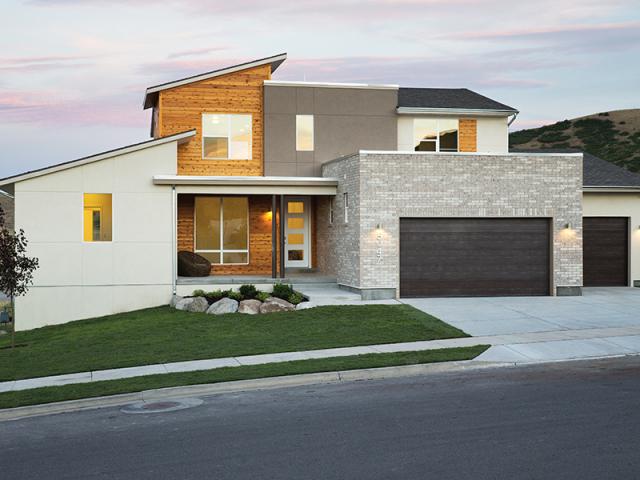 This high-performance home built by Garbett Homes near Salt Lake City, Utah, is a certified U.S. DOE Zero Energy Ready Home.