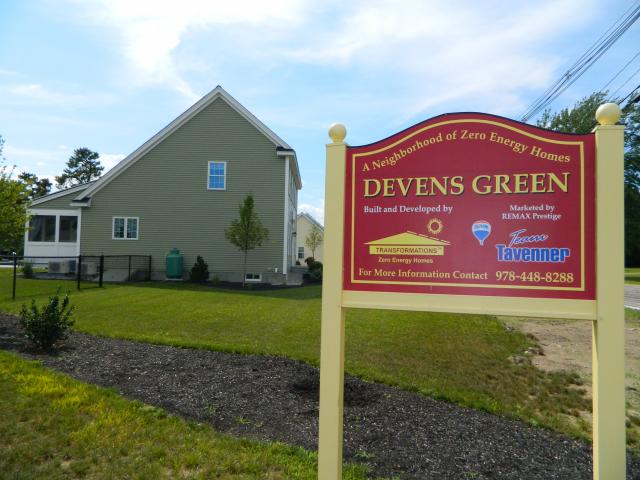 This DOE Zero Energy Ready Home is one of eight high-performance homes built by Transformations Inc. in Devens, Massachusetts, about 50 miles west of Boston.